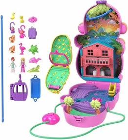 Κούκλα με Aξεσουάρ Polly Pocket Mommy Monkey and Baby