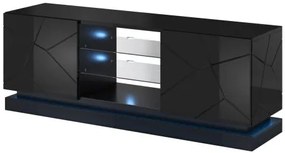 TV stand QIU 160 black DIOMMI CAMA-QIU-160-RTV-CZARNY