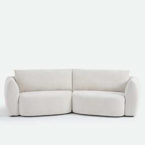 Καναπές τραπέζιο, 5 θέσεων, από ψαθωτό chenille, EDITH