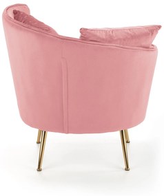 ALMOND leisure chair color: pink