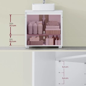 Ντουλάπι Νιπτήρα Μπάνιου (60x30x60) Vasagle BBK505W01