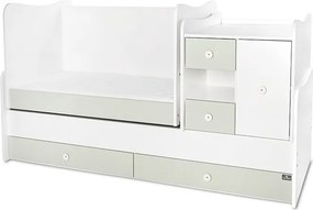 BED MINI MAX NEW 190/72 COLOUR WHITE/MILKY GREEN
