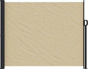 vidaXL Σκίαστρο Πλαϊνό Συρόμενο Μπεζ 160 x 600 εκ.