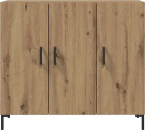 vidaXL Ντουλάπι Αρτισιανή Δρυς 90 x 34 x 80 εκ. από Επεξεργασμένο Ξύλο