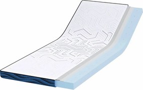 vidaXL Στρώμα επικάλυψης 80 x 200 cm Πάχος Ζακάρ ύφασμα Λευκό