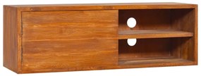 vidaXL Έπιπλο Τηλεόρασης Επιτοίχιο 180 x 30 x 30 από Μασίφ Ξύλο Teak