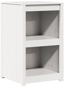 vidaXL Ντουλάπι εξωτερικής κουζίνας Λευκό 55x55x92 εκ. Μασίφ ξύλο πεύκου