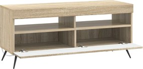 vidaXL Ντουλάπα LED Τηλεόρασης Sonoma Δρυς Επεξεργασμένο Ξύλο