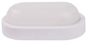 ΦΩΤΙΣΤΙΚΟ ΤΟΙΧΟΥ ΟΒΑΛ LED 8W 160X90X51 3000K IP54 ΛΕΥΚΟ PLUS ARTE ILLUMINA Eurolamp 145-20011