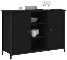 vidaXL Μπουφές Μαύρος 100 x 35 x 70 εκ. από Επεξεργασμένο Ξύλο