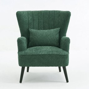 Πολυθρόνα Μπουκλέ (79x76.5x95.5) Spitishop Embrace Green