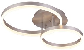 Φωτιστικό Οροφής 61x40cm Τηλεχειριστήριο LED 44w 3000-6000Κ Sun Light C88059/2-SLV