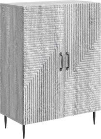 vidaXL Πλαϊνό γραφείο Γκρι Sonoma 66 x 34,5 x 89,5 εκ