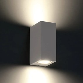Απλίκα κήπου LED Jerry Square-Λευκό-Μήκος: 15 εκ.