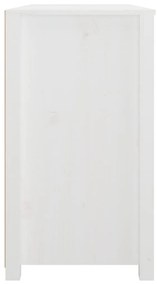 vidaXL Βοηθητικό Ντουλάπι Λευκό 100x40x72 εκ. από Μασίφ Ξύλο Πεύκου