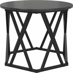 vidaXL Κομοδίνο Μονάδας 3 τμχ. Μαύρη Οξυά 53 x 53 x 40 cm