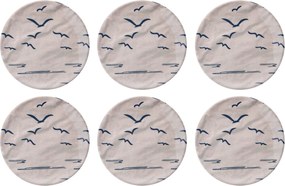 Service Plate Set (6 Pieces) Larum Dark Blue
Beige