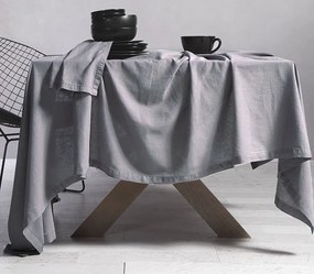 Τραπεζομάντηλο Cotton-Linen Silver 150x250 - Nef-Nef Homeware