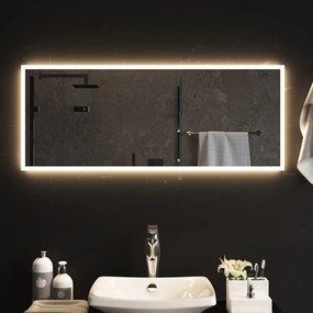 Καθρέφτης Μπάνιου με LED 100x40 εκ. - Διαφανές