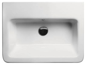 Bianco Ceramica City MCITY82 Λευκός Πορσελάνινος Νιπτήρας Μπάνιου Κρεμαστός ή Ένθετος ή Επικαθήμενος Επίπλου 60x45cm