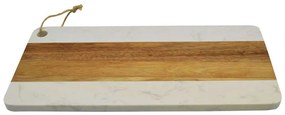 Επιφάνεια Κοπής Ξύλινη 809981 16x35cm White Ankor Wood
