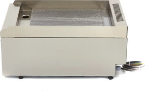 Commercial Grade Griddle - Grooved - Single Unit - 60cm Deep - Electric