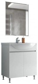 Bathroom Set ALFA  75 SLIM Λευκό