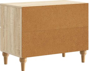 vidaXL Κομοδίνο Sonoma Δρυς 62 x 34,5 x 48 εκ Επεξεργασμένο Ξύλο