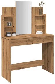 Κομοδίνο με καθρέφτη Artisan Oak 96x39x142 cm