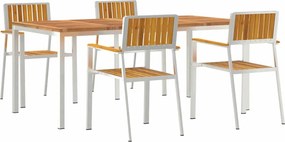 vidaXL Σετ Εξωτερικής Τραπέζης 5 τμχ. 180 x 90 x 75 cm