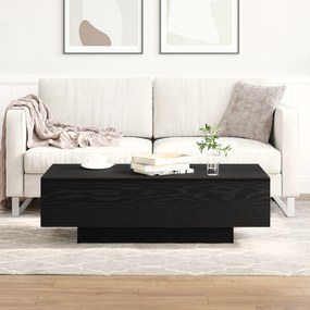 vidaXL Τραπέζι καφέ Μαύρη Δρυς 100x30x36,5 εκ Επεξεργασμένο ξύλο