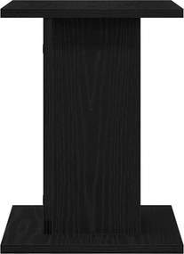 vidaXL Βάσεις Ηχείων 2 pcs Μαύρη Οξυά 30 x 30 x 40 cm