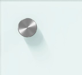 vidaXL Πίσω Πάνελ Κουζίνας Λευκό 120 x 60 cm σκληρυμένο γυαλί