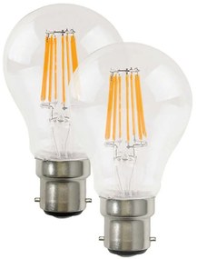 Λαμπτήρας Led (Σετ 2Τμχ) VINTA722NWP B22 7W 4000K 620lm Clear Aca