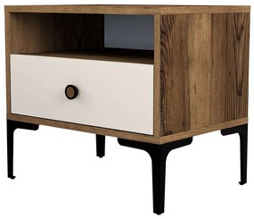 Κομοδίνο Lizbon 845HCT2505 56x40x50,8cm Multi