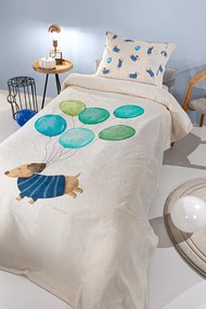ΜΟΝΗ ΚΟΥΒΕΡΤΑ 160x220cm SAINT CLAIR - ULTRASOFT PET BLUE
