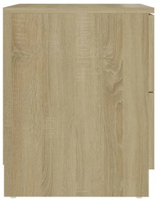 vidaXL Κομοδίνο Χρώμα Sonoma Δρυς 40 x 40 x 50 εκ. από Μοριοσανίδα