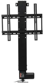 VEVOR Motorized TV Lift Stroke Length 28 Inches Motorized TV Mount Fit for 26-57 Inch TV Lift with Remote Control Height Adjustable 28 Inch Load Capacity 132 Lbs