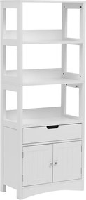 Ντουλάπι-στήλη Sejo pakoworld mdf λευκό 60x32.5x154εκ