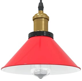 Κρεμαστό φωτιστικό ρυθμιζόμενου ύψους E27 Ø 22 cm Μεταλλικό