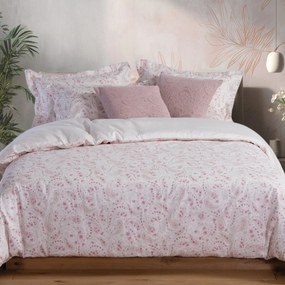 Σεντόνια Υπέρδιπλα (Σετ) Nef-Nef Homeware Premium Mirelle Ecru - Pink