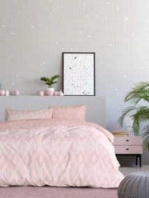 ΣΕΤ ΜΟΝΑ ΣΕΝΤΟΝΙΑ 160x270cm 3 ΤΕΜ. KOCOON - ROMBUS PINK