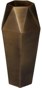 Βάζο ArteLibre Μπρονζέ Μέταλλο 11.5x11.5x25.5cm-05150465