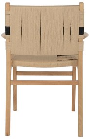 ΠΟΛΥΘΡΟΝΑ BAND RUBBERWOOD ΚΑΙ ΣΧΟΙΝΙ 62,5x60x88Yεκ.HM9324.01
