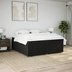 ΚΡΕΒΑΤΙ BOXSPRING ΜΕ ΣΤΡΩΜΑ ΜΑΥΡΟ 200X200 ΕΚ. ΥΦΑΣΜΑΤΙΝΟ 3285500