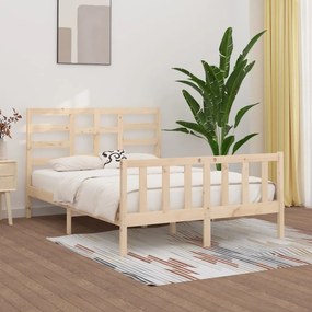 ΠΛΑΙΣΙΟ ΚΡΕΒΑΤΙΟΥ 150 X 200 ΕΚ. ΑΠΟ ΜΑΣΙΦ ΞΥΛΟ 5FT KING SIZE 3107618