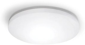 ΛΕΥΚΟ ΣΤΡΟΓΓΥΛΟ Φ/Σ LED ΜΕ ΑΙΣΘΗΤΗΡΑ ΚΙΝ. 24W 2400Lm CCT(3000/4000/6500K) Φ280mm 120° 230V IP54 Ra80 - PLAFE24CCTRMIC