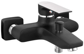 Μπαταρία Μπάνιου Algeo Square BAQ1BLC Black-Chrome Ferro Metal
