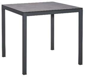 Τραπέζι Κήπου Tower/TC 02-00-1288 79x79x74cm Anthracite