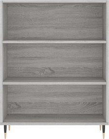 vidaXL Ντουλάπι Γκρι Sonoma 69,5 x 34 x 180 εκ. Επεξεργασμένο Ξύλο